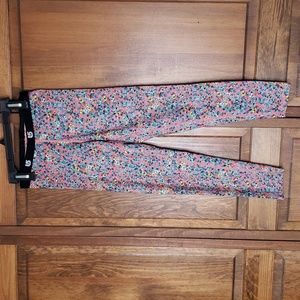Burton Girl's Dry Ride Base Layer Floral Bottoms Sz M